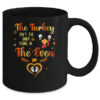 The Turkey Aint The Only Thing In The Oven Turkey Pregnancy Mug 11oz Mug Black back 600x.jpg