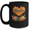 Happpy Thanksgiving Day Autumn Fall Maple Leaves Thankful Mug 15oz Mug Black front 600x.jpg