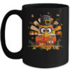 Librarian Book Lover Reader Funny Turkey Thanksgiving Autumn Mug 15oz Mug Black front 600x.jpg