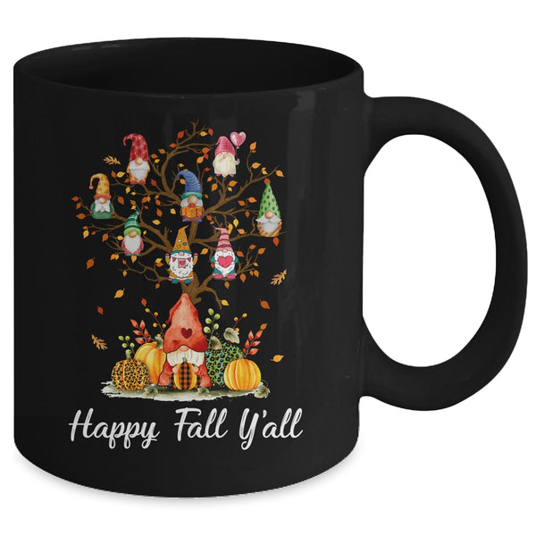 Happy Fall Yall Gnomes Pumpkin Autumn Tree Thanksgiving Mug 11oz Mug Black back 600x 1.jpg