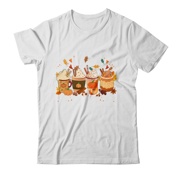 Pumpkin Spice Latte Fall Coffee Pumpkin Spice Thanksgiving Classic T Shirt White 600x 1.jpg
