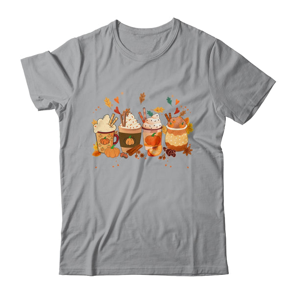 Pumpkin Spice Latte Fall Coffee Pumpkin Spice Thanksgiving Classic T Shirt Sport Grey 600x 1.jpg