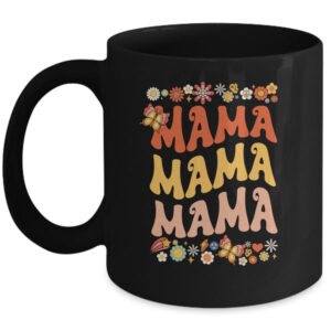 Retro Groovy Mama One Thankful Mama Thanksgiving Mothers Day Mug 11oz Mug Black front 600x.jpg