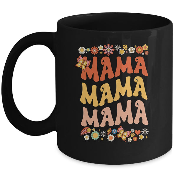 Retro Groovy Mama One Thankful Mama Thanksgiving Mothers Day Mug 11oz Mug Black front 600x.jpg