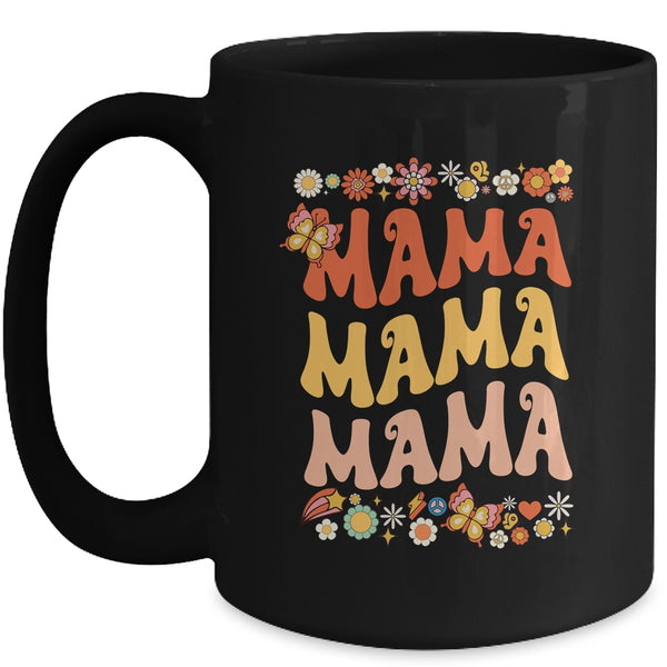 Retro Groovy Mama One Thankful Mama Thanksgiving Mothers Day Mug 15oz Mug Black front 600x.jpg