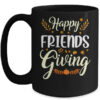 Funny Happy Friendsgiving Turkey Friends Giving Mug 15oz Mug Black front 600x.jpg