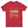 Happy Friendsgiving Turkey Friends Giving Funny Youth Youth T Shirt Red 600x.jpg