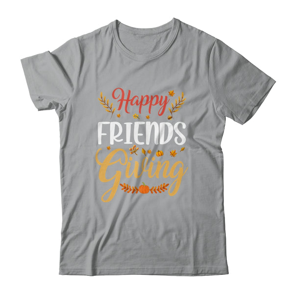Happy Friendsgiving Turkey Friends Giving Funny Classic T Shirt Sport Grey 600x.jpg