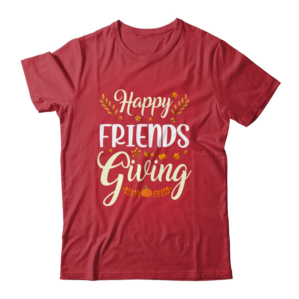 Funny Happy Friendsgiving Turkey Friends Giving Classic T Shirt Red 600x.jpg