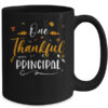 One Thankful School Principal Fall Thanksgiving Mug 15oz Mug Black back 600x.jpg