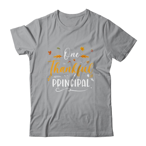One Thankful School Principal Fall Thanksgiving Classic T Shirt Sport Grey 600x.jpg
