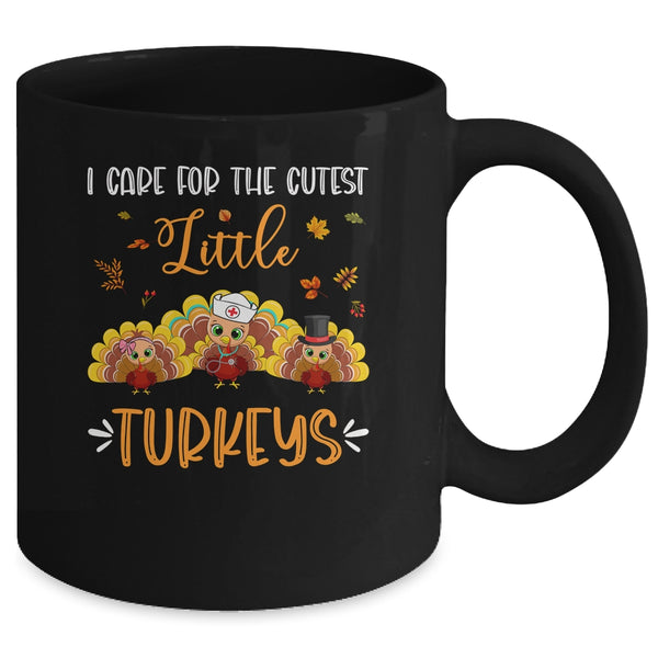 Thanksgiving Nicu Nurse Funny Nurse Turkey Thanksgiving Mug 11oz Mug Black back 600x.jpg