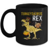 Turkeysaurus Rex Dab Turkey Dino Toddler Boys Thanksgiving Mug 11oz Mug Black front 600x.jpg