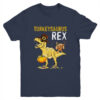 Turkeysaurus Rex Dab Turkey Dino Toddler Boys Thanksgiving Youth Youth T Shirt Navy 600x.jpg