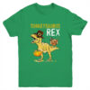 Turkeysaurus Rex Dab Turkey Dino Toddler Boys Thanksgiving Youth Youth T Shirt Irish Green 600x.jpg