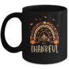 Thankful Thanksgiving Rainbow Turkey Mug 11oz Mug Black front 600x.jpg