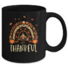 Thankful Thanksgiving Rainbow Turkey Mug 11oz Mug Black back 600x.jpg