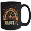 Thankful Thanksgiving Rainbow Turkey Mug 15oz Mug Black back 600x.jpg