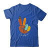 Peace Love Turkey Grateful Turkey Thanksgiving Hand Sign Classic T Shirt Royal 600x.jpg