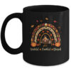Grateful Thankful Blessed Rainbow Gobble Turkey Thanksgiving Mug 11oz Mug Black front 600x.jpg
