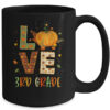 Love Third Grade Happy Fall Thanksgiving Mug 15oz Mug Black back 600x.jpg
