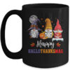 Halloween Thanksgiving Christmas Happy HalloThanksMas Gnomes Mug 15oz Mug Black front 600x.jpg