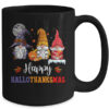 Halloween Thanksgiving Christmas Happy HalloThanksMas Gnomes Mug 15oz Mug Black back 600x.jpg
