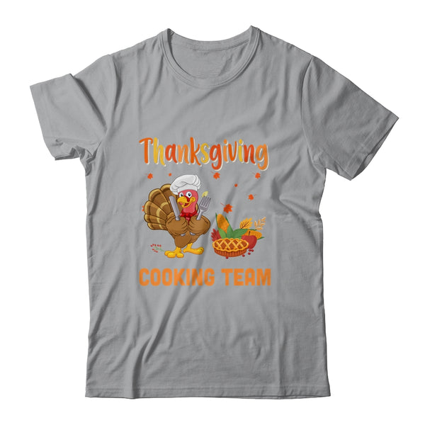 Thanksgiving Cooking Team Thankful Blessed Dinner Turkey Classic T Shirt Sport Grey 600x.jpg
