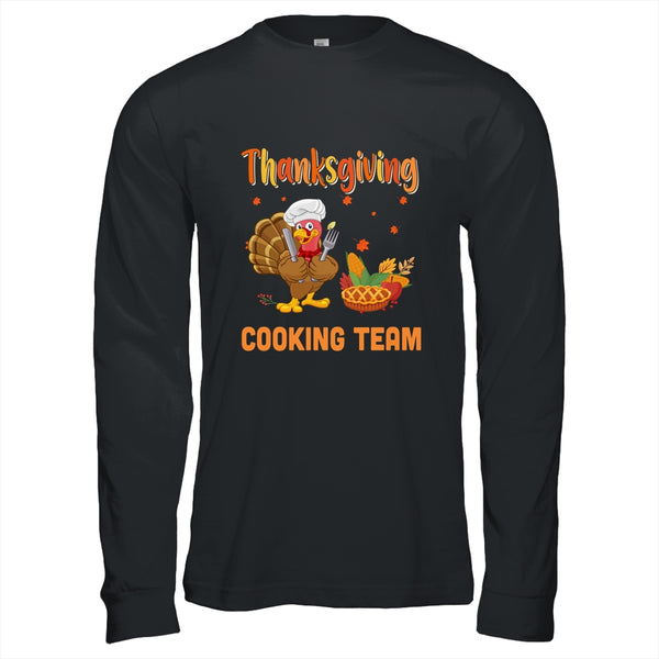 Thanksgiving Cooking Team Thankful Blessed Dinner Turkey Long Sleeve T Shirt Black 600x.jpg