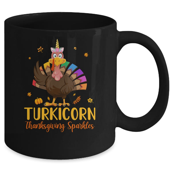 Unicorn Turkey Funny Thanksgiving Girls Gift Mug 11oz Mug Black 54ee34c0 f1dd 406d aa4f 50c2711d6669 600x.jpg