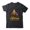 Unicorn Turkey Funny Thanksgiving Girls Gift Classic T Shirt Black 600x.jpg