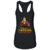 Unicorn Turkey Funny Thanksgiving Girls Gift Women s Ideal Racerback Tank Black 600x.jpg