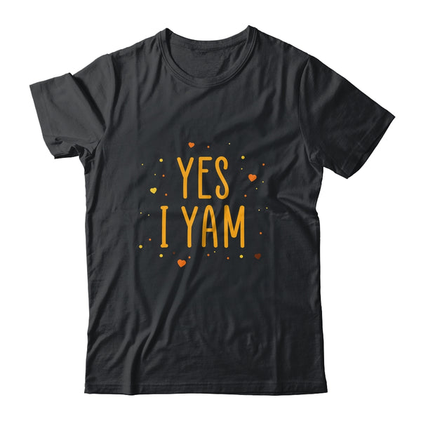 Yes I Yam She s My Sweet Potato Matching Couple Gift Classic T Shirt Black 600x.jpg
