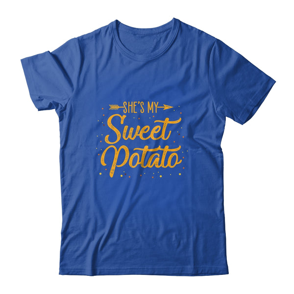 She s My Sweet Potato Yes I Yam Matching Couple Gift Classic T Shirt Royal 600x.jpg