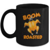 Boom Roasted Happy Thanksgiving Funny Turkey Gift Mug 11oz Mug Black 600x.jpg