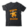 Boom Roasted Happy Thanksgiving Funny Turkey Gift Classic T Shirt Black 600x.jpg