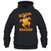 Boom Roasted Happy Thanksgiving Funny Turkey Gift Pullover Hoodie Black 600x.jpg