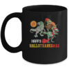 Happy Hallothanksmas Thanksgiving Dinosaur T Rex Turkey Mug 11oz Mug Black 600x.jpg