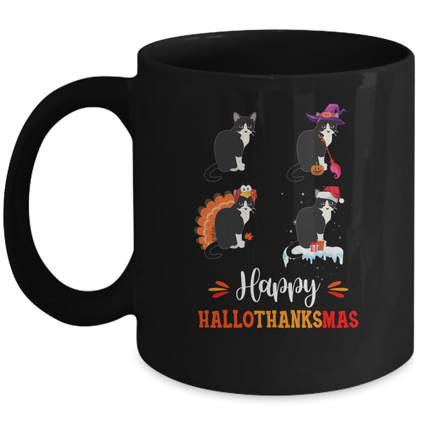 Cat Happy Halloween Thanksgiving Christmas Hallothanksmas Mug 11oz Mug Black 600x.jpg