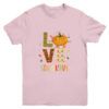 Love Fifth Grade Happy Fall Thanksgiving Youth Youth T Shirt Light Pink 600x.jpg