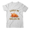 Gobble Me Swallow Me Leopard Funny Turkey Thanksgiving Gift Classic T Shirt White 600x 1.jpg