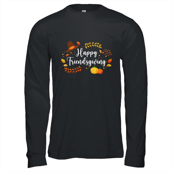 Friendsgiving Happy Thanksgiving Autumn Gift Long Sleeve T Shirt Black 600x.jpg