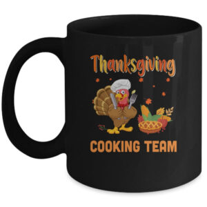 Thanksgiving Cooking Team Thankful Blessed Dinner Turkey Mug 11oz Mug Black 600x.jpg