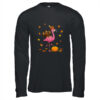Flamingo Thanksgiving Pumpkin Halloween Long Sleeve T Shirt Black 600x.jpg
