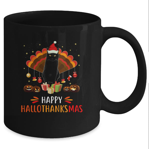 Black Cat Halloween Thanksgiving Christmas Hallothanksmas Mug 11oz Mug Black 3e47782f c67c 44a7 bf93 07a0aac62a48 600x.jpg