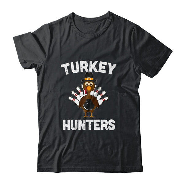 Funny Bowling Team Turkey Hunters Thanksgiving Fan Gift Classic T Shirt Black 600x.jpg