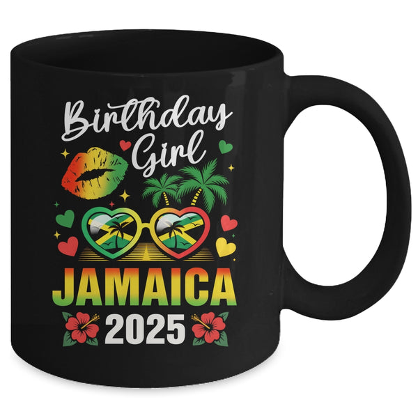 Jamaica Birthday Girl 2025 Birthday Party Squad Girls Trip Mug 11oz Mug Black back 600x.jpg