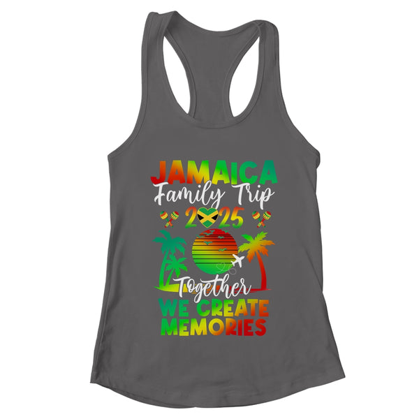 Jamaica Family Trip 2025 We Create Memories Jamaica Vacation Shirt Tank Top Women s Ideal Racerback Tank Dark Grey 600x.jpg
