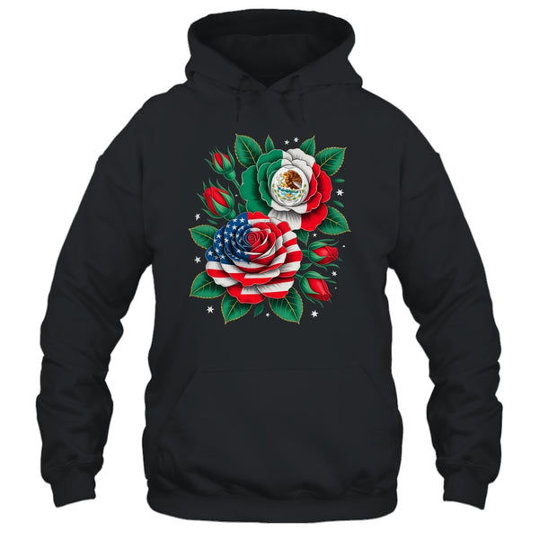 Mexico Mexican Flag USA American Flag Rose Flower Mexicana Shirt Tank Top Pullover Hoodie Black 600x.jpg