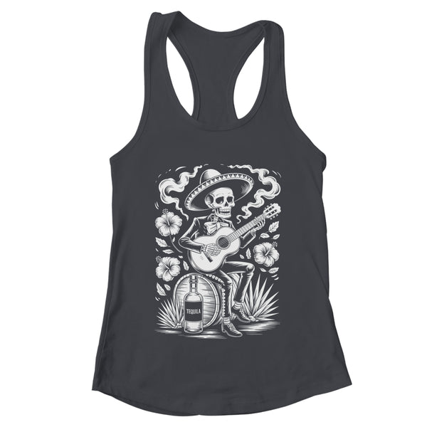 Mexico Vintage Skeleton Guitar Dia De Los Muertos Mexican Shirt Tank Top Women s Ideal Racerback Tank Black 600x.jpg